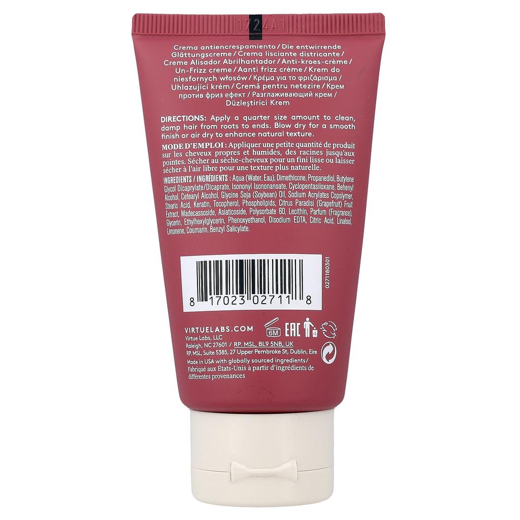 Virtue Labs, Нежирный разглаживающий крем, 60 мл (2 жидкие унции)