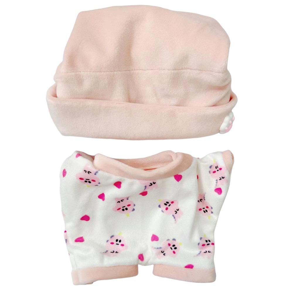 Рубашка Шорты Нашивка Одежда для кукол Аксессуары для кукол 20см Кукла Пижама Костюм Po Реквизит Мультяшное Животное Звезда Мини Блузка Брюки Комплект