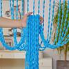 Solid Color Beaded String Curtain 100x200cm Window Wall Panel New Room Divider Tassel  Wedding