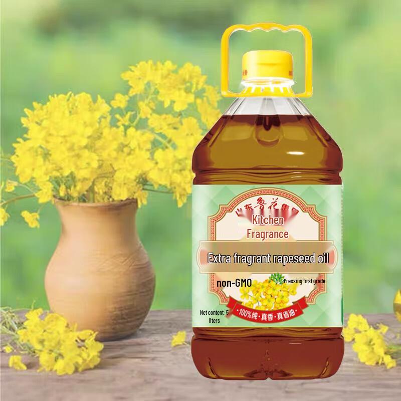 Jinyu Pearl Rice 5kg & Luhua Rapeseed Oil 5L Bundle