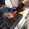Replaceable Pads Safe Grill Grate Scrubber Stainless Steel Grease Remover Brush  Home Use