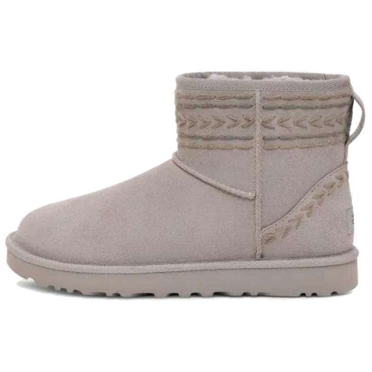 UGG Classic Mini Comfortable Simple Snow Boots Women Boots Gray 1170710-CPF