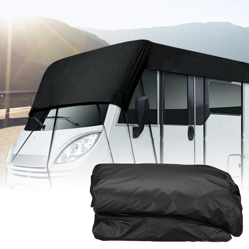 Верхний чехол из ткани Оксфорд 210D для автодома, водонепроницаемый и пылезащитный, солнцезащитный тент для автодома, защитный чехол для автомобиля