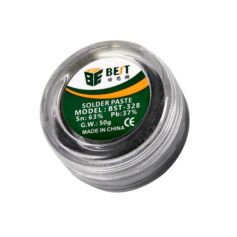 Горячий! ЛУЧШАЯ паяльная паста BST-328, 50 г, сильный свинцово-серебряный паяльный флюс для печатных плат BGA SMD, мобильные телефоны