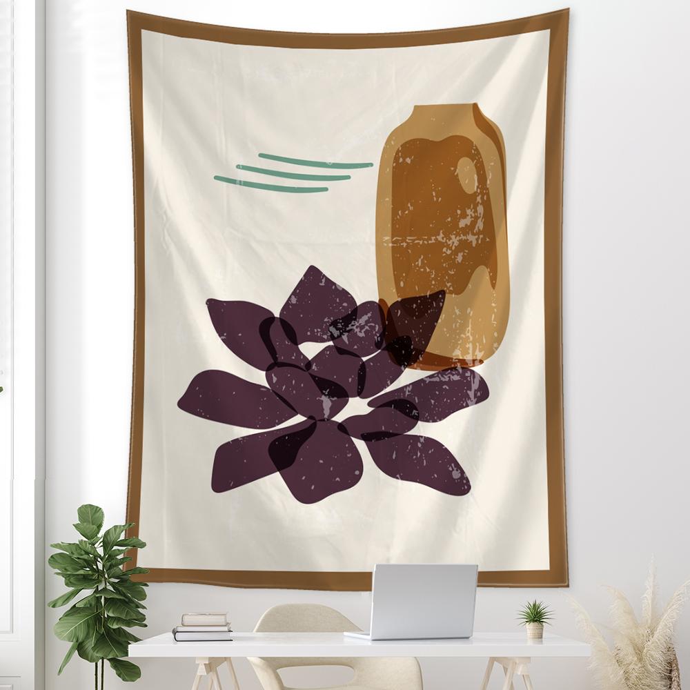 Абстрактная иллюстрация гобелен настенный гобелен колдовство таинственный минималистский хиппи фон ткань домашний декор