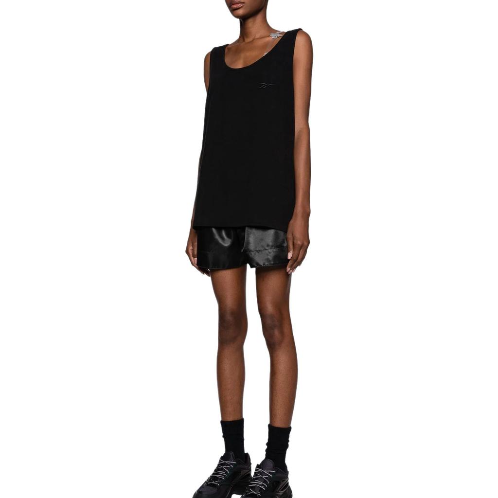 Reebok Tank Tops Unisex Black Crew Neck Moderate Other 22332093