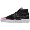 SB Zoom Blazer Mid Edge Черный Розовый Подъем Обувь для скейтборда DA2189-002