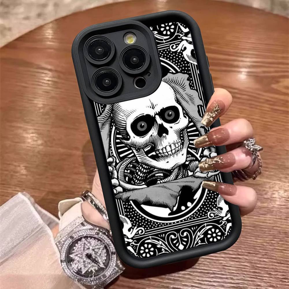 Бренд P-Powell P-Peralta Модный чехол для телефона Для IPhone 11 12 13 16 15 17 14 Pro Max Мягкий Funda Силиконовый чехол