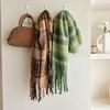 Mohair Scarf Women's Winter New High-end Thickened Warm Scarf Student Maillard Versatile Shawl