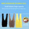 Stretch Bag, Wrinkle Bubble Bag Multifunctional Large Capacity Stretch Shopping Bag