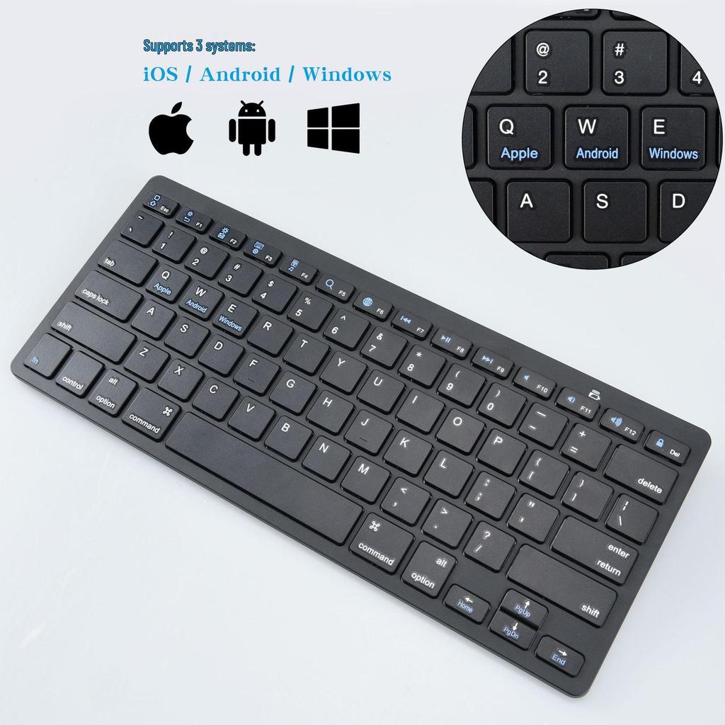 Новая тихая мини-Bluetooth-клавиатура для телефона, планшета и ноутбука