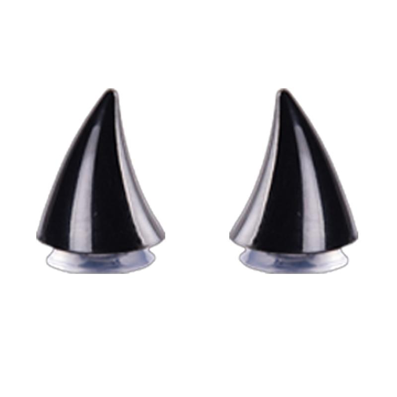 Motorcycle Helmet Devil Horns Long and Short Helmet Stickers Decoration Motorcycle Styling Devil Horns Decor Accessories