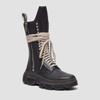 31750001 Рик Оуэнс Др. Ботинки Martens 1918 DMXL до середины икры Черные (Мужской)