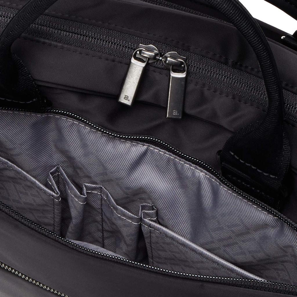 Ace Gene Slivelite Business Bag, Lightweight (750g), Fits B4 Sizes and 15-inch PCs, 62524, Black