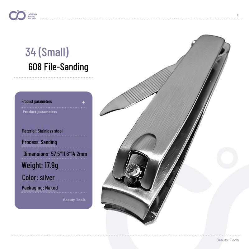 Nail Clippers & File Set: Scissors & Manicure Tools