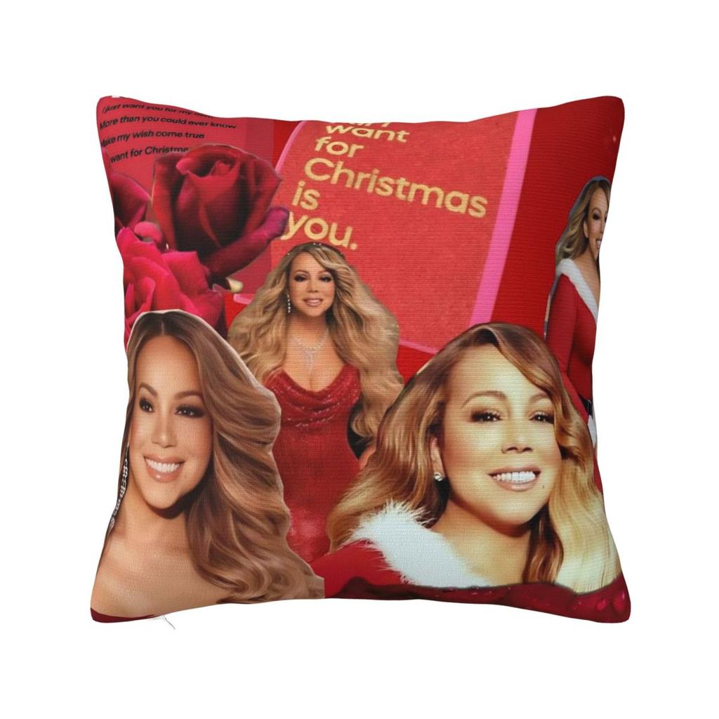 Mariah Carey American Singer Pillow Cover Cushion Cover Soft Graphic Pillow Case Novelty Pillowcases For Sofa Home Decorative