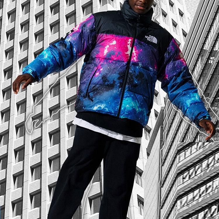 THE NORTH FACE x Invincible Down Jacket Men's Neon NF0A7QVS-YE1