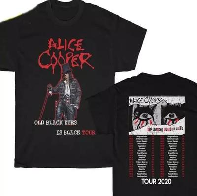 Футболка Alice Cooper OL Черные Глаза Вернулись Тур 2020 футболка Унисекс футболка