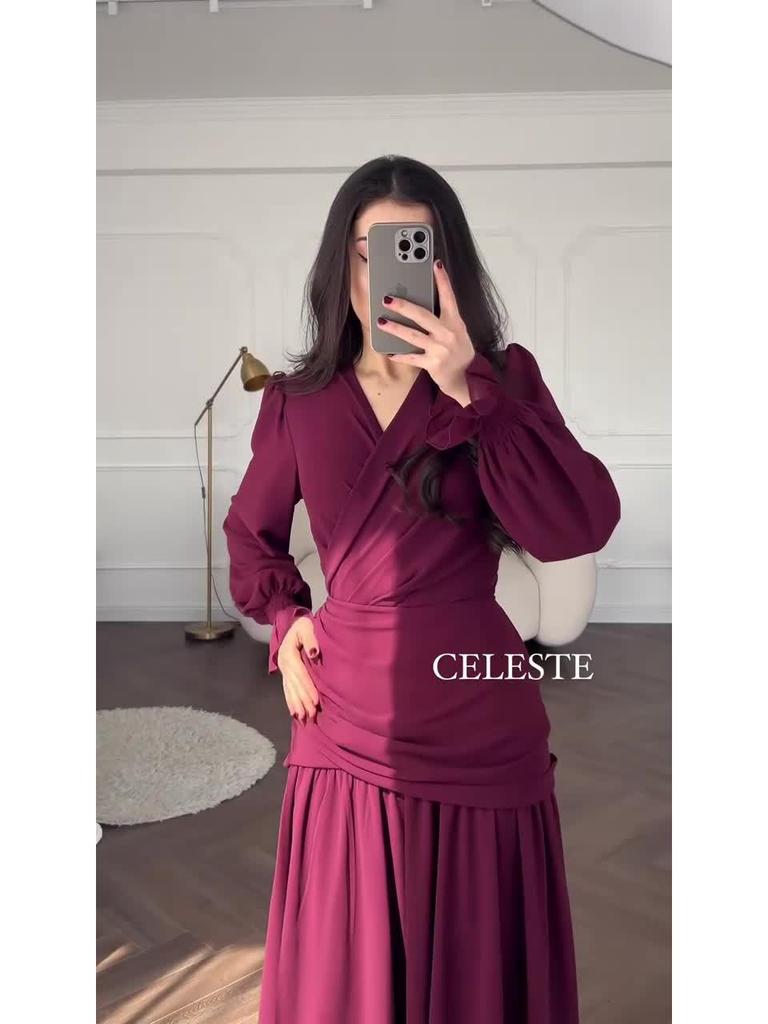 Весеннее шифоновое черное платье в европейском и американском стиле для женщин 2025