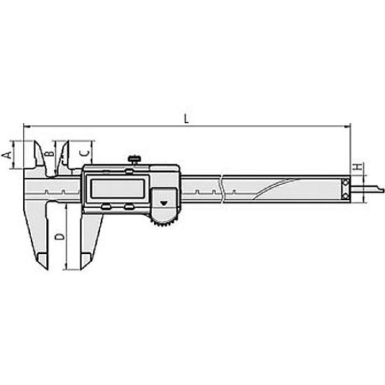 Цифровой штангенциркуль Mitutoyo ABS Digimatic Caliper CD-10APX