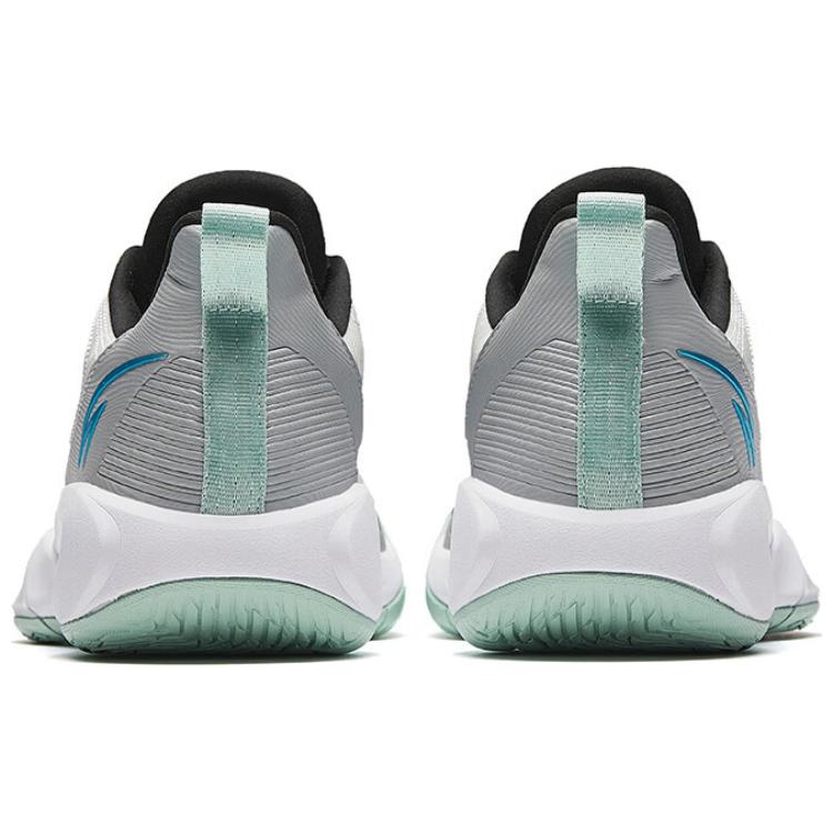 Anta Wind Tunnel 4 Basketball Shoes Comfortable Versatile Shock Absorbing Durable Low Top Men Sneaker Gray 112511604-3