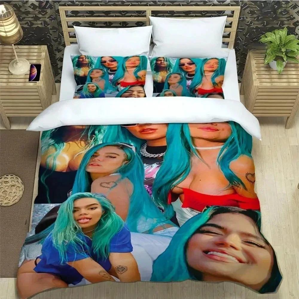 3D Singer K-Karol GG Duvet Cover & Pillowcase 2/3pcs, Teen Bedding Set, Home Bedroom Decoration, Gifts for Boys & Girls