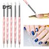 5Pcs Silicone Clay Sculpting Tool Modeling Dotting Pottery Craft for DIY Handicraft Nail Art Cake Decoration