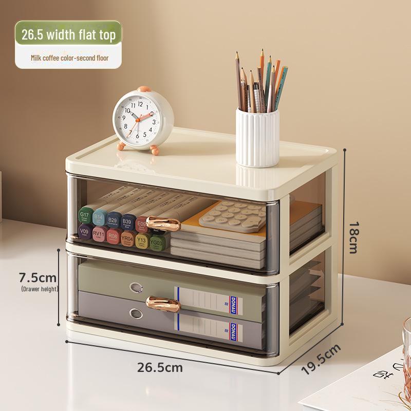 Пластиковый настольный органайзер для канцелярских принадлежностей и косметики