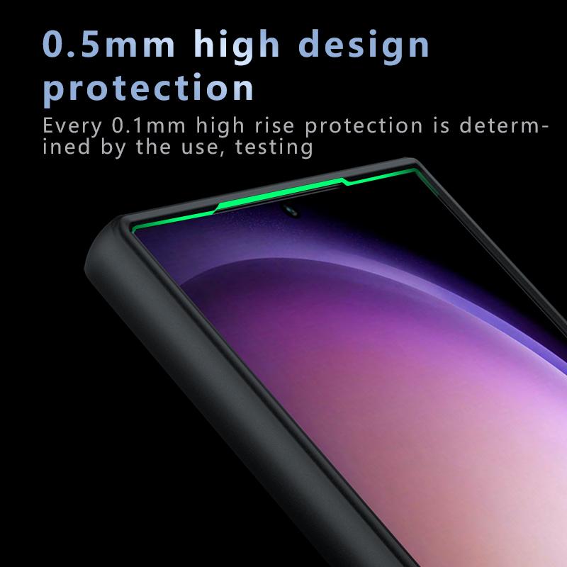 Для Samsung Galaxy S24 S23 S22 FE Plus Ультраматовый противоотпечаток пальца Противоударный магнитный чехол из ТПУ с защитой от падения Не желтеющая задняя крышка Корпус