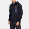 Under Armour Толстовки Мужские Черные С Капюшоном Умеренная Обычная 1355639-001