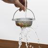 Thickened Kitchen Sink Strainer Basket with Handle Practical Pool Base Universal Vegetable Residue Filter Drainer