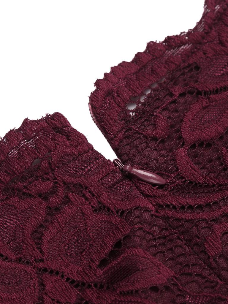 Женское кружевное платье миди с V-образным вырезом и короткими рукавами, приталенное по талии, для выпускного вечера, подружки невесты, гостя на свадьбе, вечеринки, коктейля, вечернего мероприятия