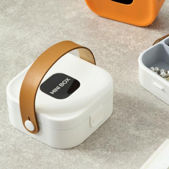 Квадратный чехол для наушников, коробка для хранения кабеля передачи данных, органайзер, пряжка, пылезащитный, компактный размер