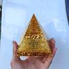 Кристалл Пирамида Кристалл Чип Капельная Смола Домашний Рабочий Стол Ручной Работы Украшение Подарок