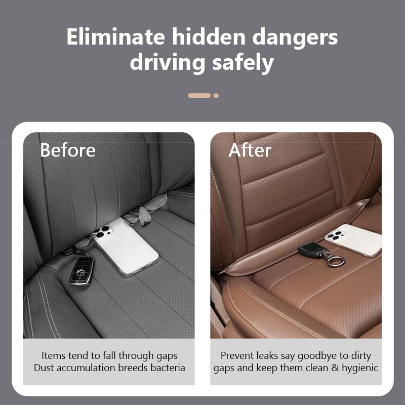 SEAMETAL Наполнитель для сиденья автомобиля Органайзер для заполнения пространства сиденья Непротекаемая Нескользящая Безопасная Полоска для заполнения щели сиденья Для грузовика Седана
