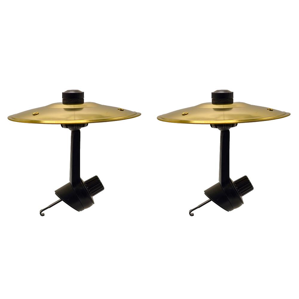 Car Crash Cymbal Air Vent Mini Drum Easy Clip-On Mini Cymbal Suitable for All Types of Vehicles Decor for Music Lovers Car Vent