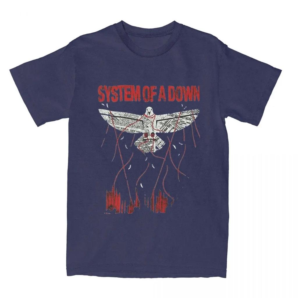 System Of A Down Band T Shirt Music Album Hipster Tshirts Shortsleeve Vintage Tshirt Beach Cotton O Neck 4xl 5xl 6xl Tees