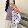Commuter Bag Women's Large-capacity New Popular Round Polka Dot Underarm Shoulder Bag Portable Tote Bag Women