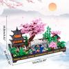 LULUFUN Сад Дзен Микроблоки, Игрушка Сад Дзен Лес, 3D Пазл, Модель Цветка, Набор для Сборки, Для Детей и Взрослых, Подарок на Праздник, Новогодний Подарок,