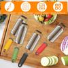 Stainless Steel Lemon Zester Hand Held Cheese Grater Citrus Zester with Handle and Protective Case For Ginger Nutmeg Chocolate