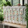 Design Simple Embroidered Coffee Curtain Cabinet Curtain