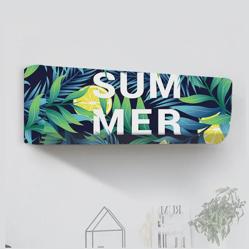 Универсальный мультяшный чехол для кондиционера воздуха: Моющиеся и эластичные для спальни