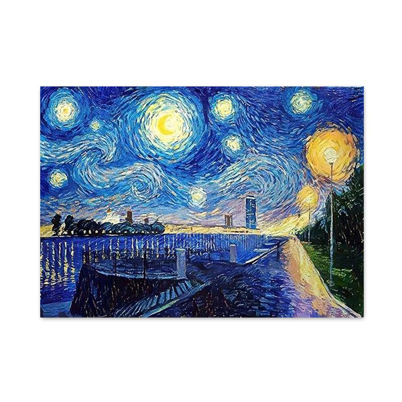 Известные картины Ван Гога, абстрактные холсты, постеры и принты, настенные художественные картины для гостиной, украшения дома, Куадрос