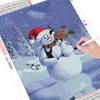 5d алмазная живопись Снеговик полная квадратная круглая Алмазная мозаика вышивка крестом мультфильм Алмазная вышивка Рождественский подарок
