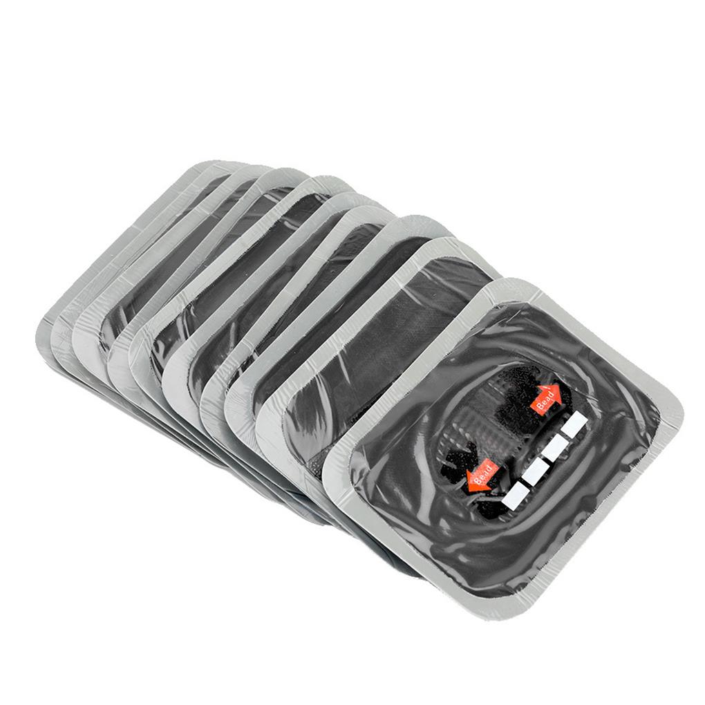 10 шт. 80x120 мм автомобильные шины из натурального каучука, заплатки для ремонта проколов, бескамерные заплатки для ремонта проколов велоспорта, мотоцикла, велосипеда