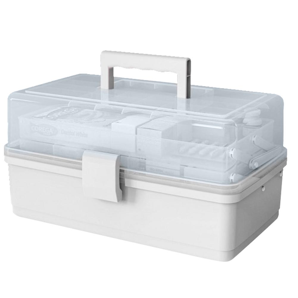 Домашняя косметика, аптечка для хранения лекарств, пластиковый портативный ящик для хранения лекарств