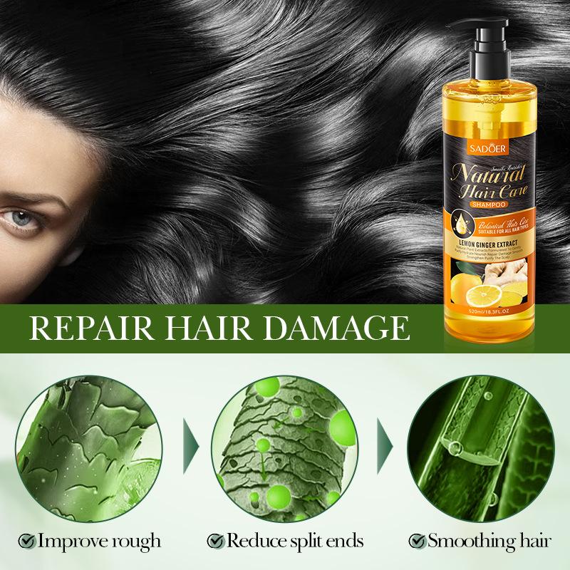 SADOER Lemon Ginger Smooth Nourishing Shampoo Очищающий шампунь для волос
