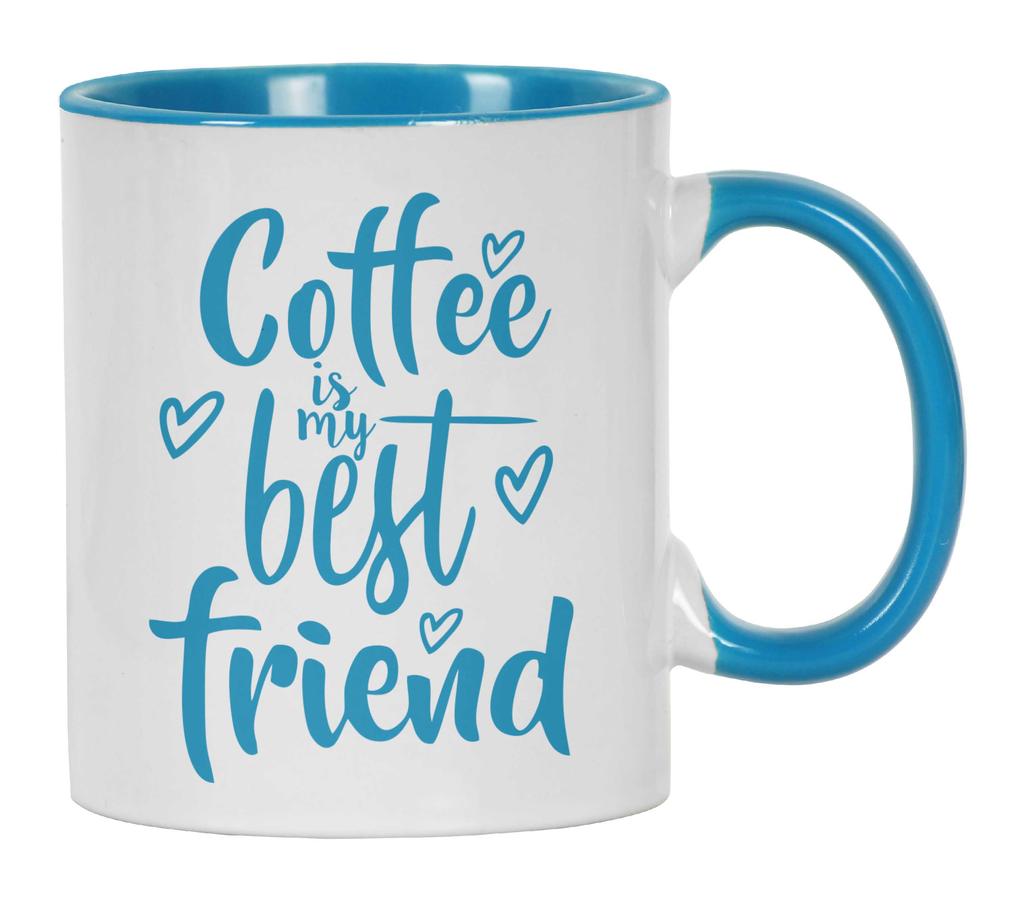 Inkdotpot Кофе — мой лучший друг 11 унций кружки для кофе забавный новинка подарок для друзей