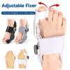 Toe Straightener Unisex Bunion Corrector Big Anti Slip Heel Strap Left Right Feet Rotatableseparator Straightener Adjustable