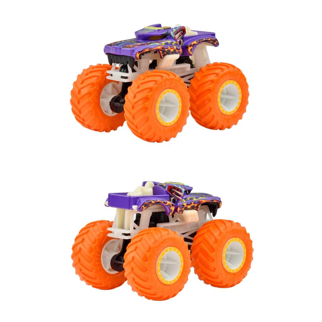 Hot Wheels Light-Up! Monster Truck Assortment Vehicle Toys, Mini Cars, 6-Car Box, Ages 3+, Multi-Purpose, 986A-JFX08